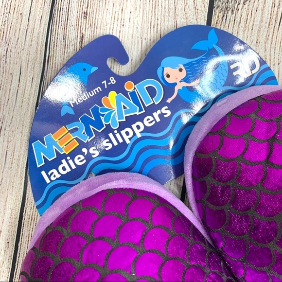 RD Purple Mermaid Slippers - Picture 4 of 6